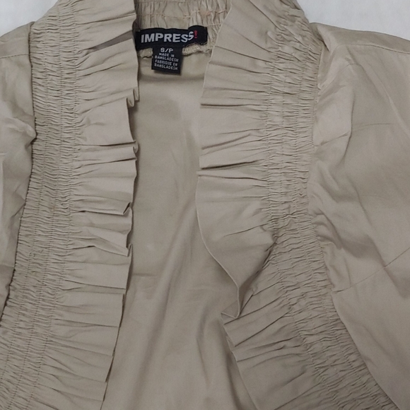 2 for $15 - NWOT IMPRESS OPEN SHRUG SHORT SLEEVE US SMALL - Picture 6 of 11